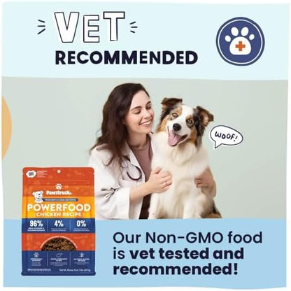 Pawstruck Air Dried Dog Food with Real Chicken, Grain-Free, Made in USA & Vet Recommended, High Protein Limited Ingredient Full-Feed for All Breeds & Ages, 10-lbs