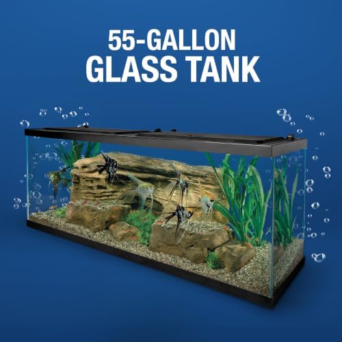 Tetra Complete with Plants 55 Gallon Fish Tank Kit, Freshwater & Saltwater