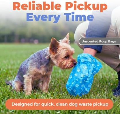 Best Pet Supplies Poop Bags for Dogs - Blue, 150 Count