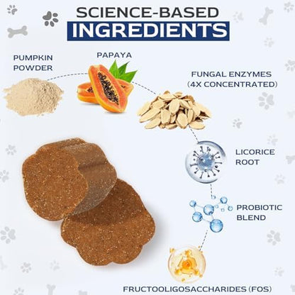 Petnanny Probiotics for Dogs Chicken Flavor Soft Chews for Digestive Health