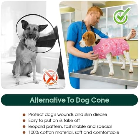 Kuoser Recovery Suit for Dogs After Surgery, Female Dog Onesie for Surgery