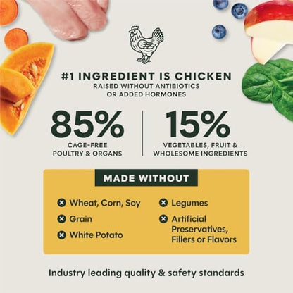 Instinct Freeze Dried Meals, Natural Dog Food, Cage-Free Chicken, 45 oz Bag