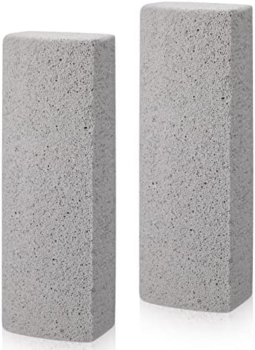 Loopeer 2 Pcs Pet Hair Remover Pumice Stone for Dog Cat Hair Removal Cleaning Pet Fur Stone 6 Inch Dog Fur Cleaning Tool for Car Interior Bedding Carpet Couch Furniture(6 x 2 x 1.6 in)
