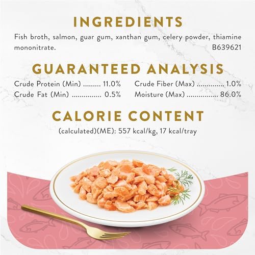 Purina Fancy Feast Appetizers Alaskan Salmon Food Topper, 10 Ct, 1.1 oz