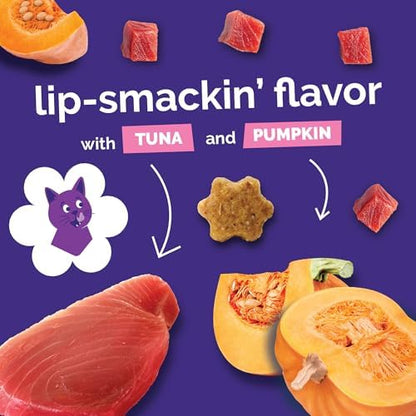 Fruitables Cat Treats - Crunchy - Salmon, Tuna, Chicken - 2.5 Oz (3 Pk)