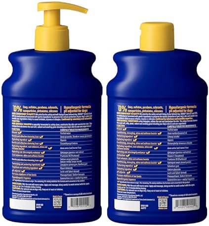 DOUXO® Skin & Coat SPA – Ultra-Safe Combo for Dogs, Oatmeal Shampoo (16 fl oz, Cleanses & Hydrates) + Oatmeal Conditioner (16 fl oz, Hydrates & Detangles)
