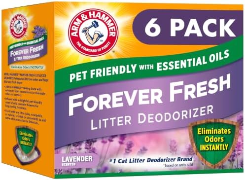 ARM & HAMMER Forever Fresh Cat Litter Deodorizer, 30 oz, 6-Pack