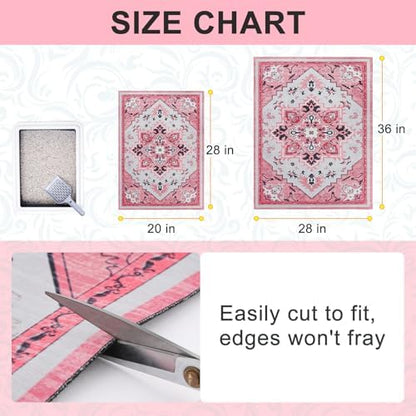 BEAUTYZOO Cat Litter Mat, 28" x 36" Large Litter Trapping Mat, Waterproof