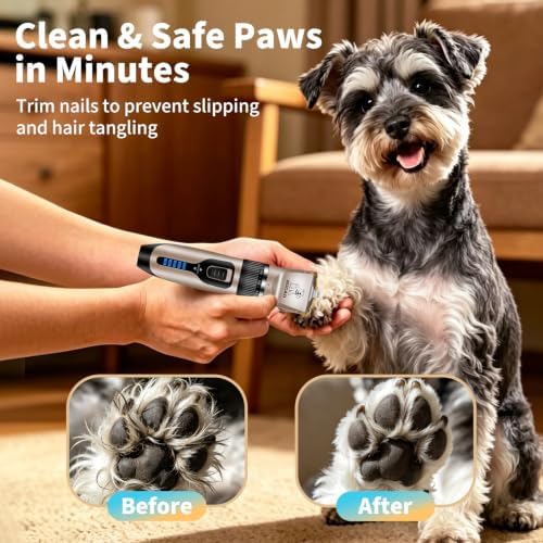 Dog Clippers for Grooming,Dog Grooming Kit for Heavy Thick Hair&Coats