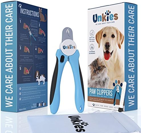 Dog Nail Clipper Large Breed Heavy Duty Trimmer - Travel Pouch and Easy Pictured Instructions - Latest Model