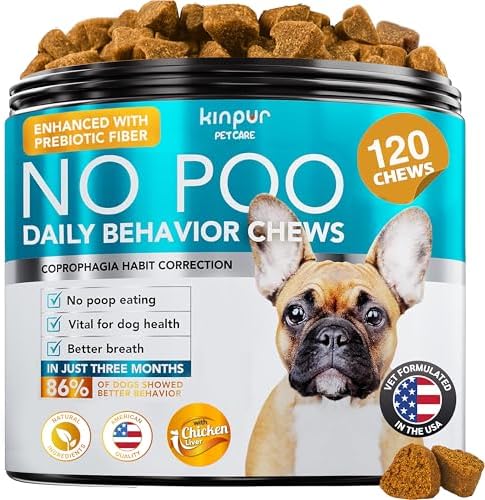 No Poo Chews for Dogs - Stool Eating Deterrent with Probiotics - Gut Health
