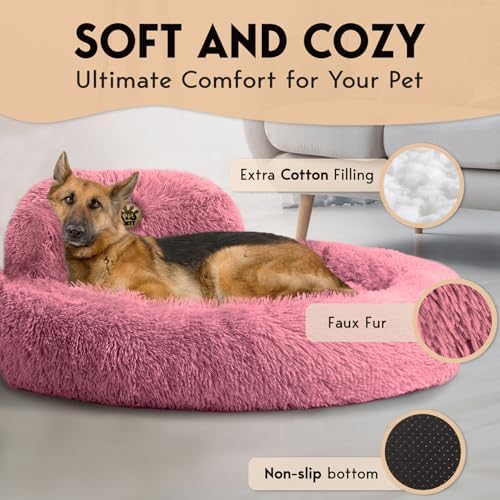 XL Dog Beds for Large Sized Dog - 45'' Extra Large Dog Bed, Washable, Soft