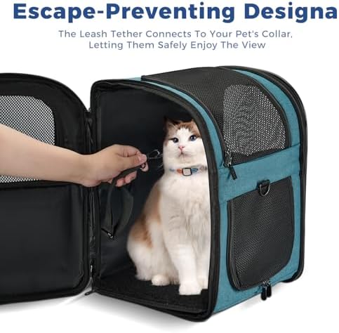Apollo Walker Cat Carrier Backpack for Small Dogs and Cats Up to 18 lb