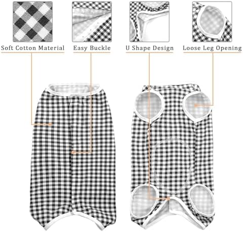 Kuoser Surgical Recovery Suit for Dogs Cats, E-Collar Alternative