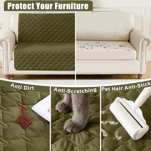 Smiry Waterproof Dog Bed Cover Blanket, Reversible Pet Blanket