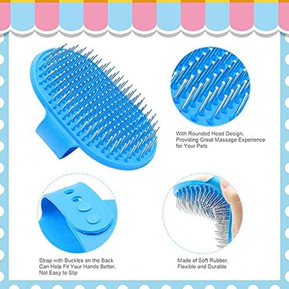 Rabbit Grooming Kit, Rabbit Brush for Shedding with Bunny Nail Clipper, Rabbit Nail Trimmers with Pet Combs for Hamster Guinea Pig Ferret by KALAMANDA