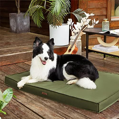 LE SURE Outdoor Waterproof Dog Beds Large Sized,Orthopedic Pet Mat,35x22In