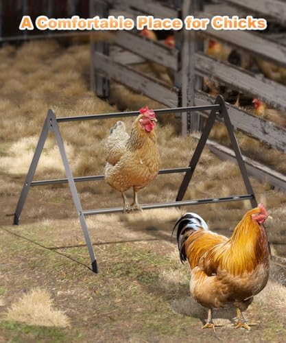Koutemie Adjustable Chicken Perch for Coop, Large