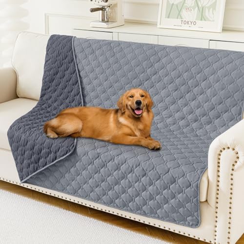 Smiry Waterproof Dog Bed Cover Blanket, Reversible Pet Blanket