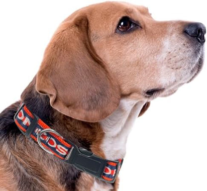 Pets First NFL Denver Broncos Licensed PET COLLAR, Small - Heavy-Duty, Strong, and Durable Dog Collar. Available in 31 Football Teams and 4 Sizes