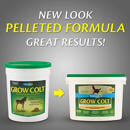 Farnam Grow Colt Supplement for Foal Growth & Development, 30 Day Supply