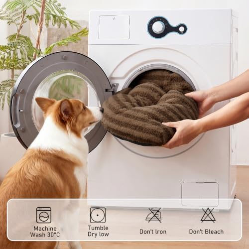 FURTIME Washable XL Dog Bed for Extra Large Dogs, Deluxe Dog Crate Beds