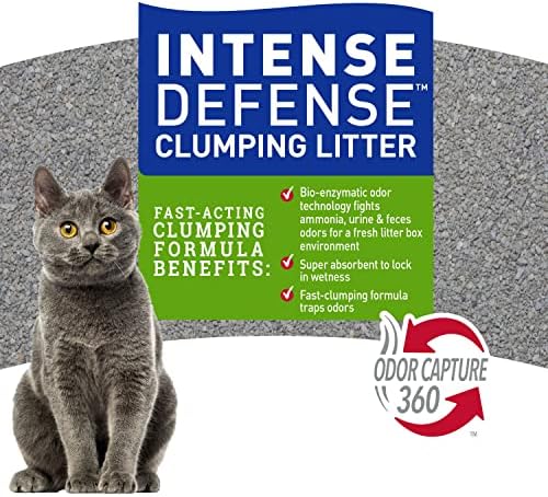 Nature's Miracle Intense Defense Fast-Acting Clumping Cat Litter, 20 lbs