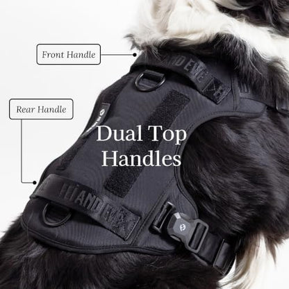 Fei & Eve Tactical Dog Harness, No Pull Dog Vest with Magnetic Buckle