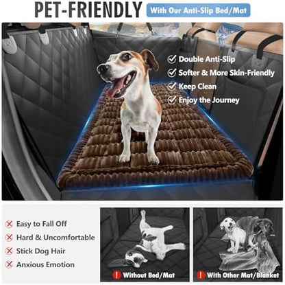 Dog Bed for Car Back Seat, Non-Slip Backseat Pet Mat Standard, 51''X23.5''