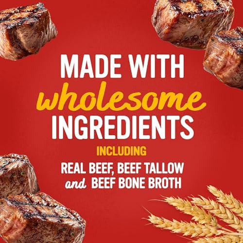 Blue Dog Bakery, More Crunch Beef Broth Biscuit, Medium Dog Treats 18oz 3pk