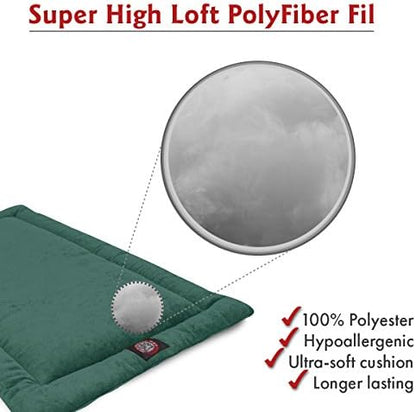 Majestic Pet Dog Crate Mat - Machine Washable Soft Plush Pet Bed Pad for Crates & Kennels | USA Crafted | 42"x26" Villa Marine