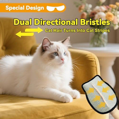 Pet Hair Removal Glove - Washable Reusable, 2pcs
