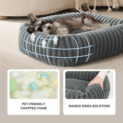 FURTIME Washable Dog Bed for Small Dogs, Cat Beds for Indoor Cats, 20"
