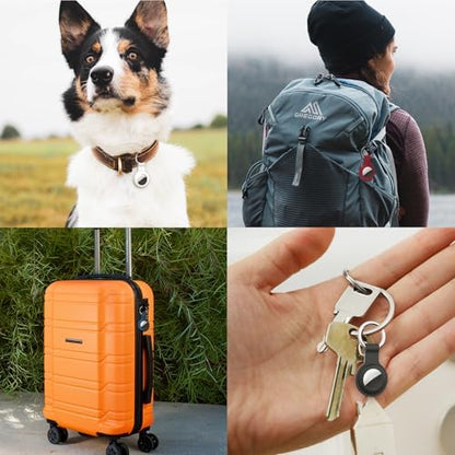 Compatible for AirTag Holder Keychain for Apple Air Tag 1st&2nd Generation