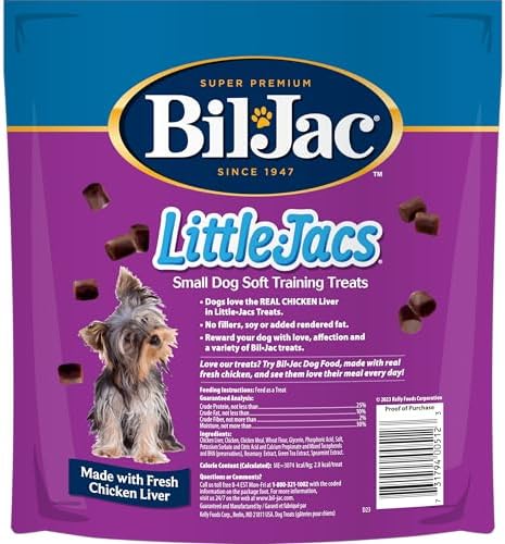 Bil-Jac Little-Jacs Soft Dog Training Treats with Chicken Liver | 16 oz