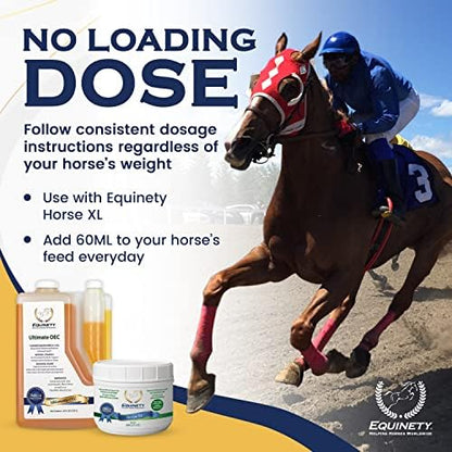 Equinety Ultimate OEC Horse Oil for Coat, Hoof & Joint Support, 64 fl. oz.