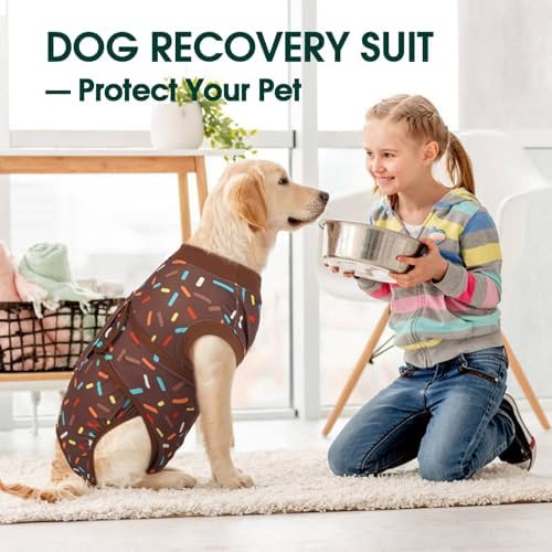 Kuoser Recovery Suit for Dogs After Surgery, Female Dog Onesie for Surgery