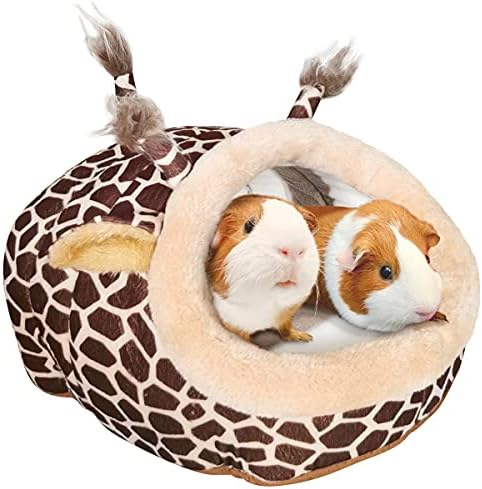 LEFTSTARER Guinea Pig Rat Bed and Hideout for Ferret Hedgehog Sleep and Hide, Hamster Small Pet Animals Supplies Toy Cage Accessories Nest