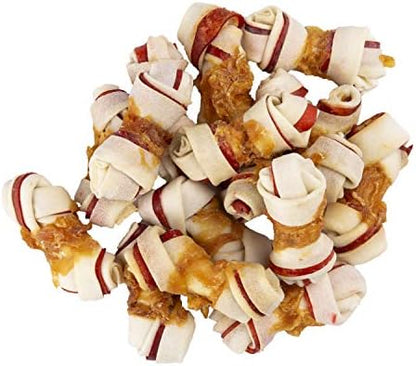 Good'N'Fun Triple Flavor Mini Rawhide Chews, 18-Count (Pack of 2)