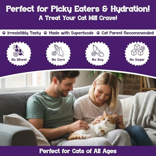 Beefeaters wet cat treats lickable 72 Count Puree Variety Pack - Salmon Tuna Chicken for Hydration & Training, Grain Free Taurine Enriched High Moisture, lickable cat treats squeeze up for Picky Eater