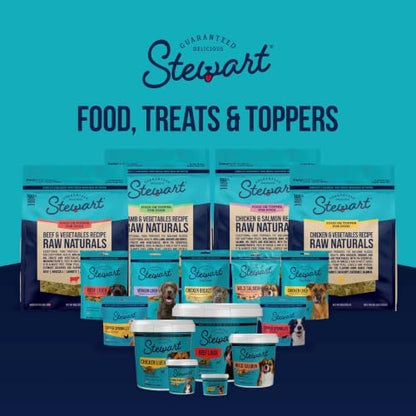 Stewart Freeze Dried Dog Treats & Food Topper, Healthy Gut Formula, 4 oz