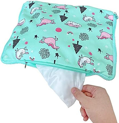 Cute Friendly Zipper Waterproof Portable Sleeping Bag Pouch Hideout Cave Habitat for Hedgehog, Baby Guinea Pig, Hamster, Ferret, Squirrel, Small Animal Bed Nest House Cage Portable Cushion (Green)