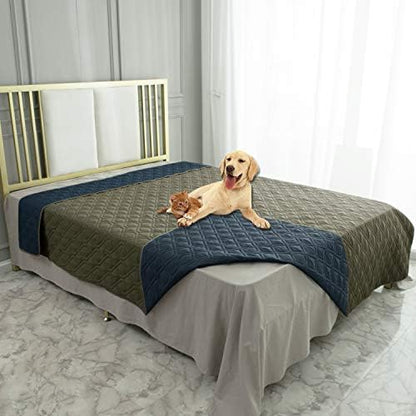 Ameritex Waterproof Dog Bed Blankets Cover for Bed Couch Sofa Reversible
