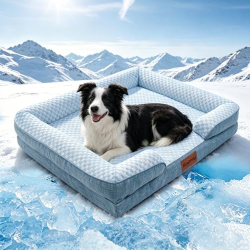 Cooling Orthopedic Dog Bed, Waterproof Washable Dog Bed