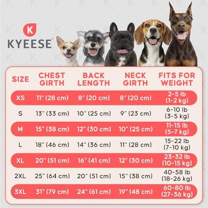 KYEESE Velvet Dog Pajamas for Small Dogs Soft Onesie Shirt, Dinosaurs