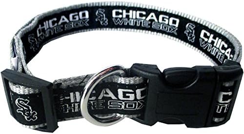 Pets First MLB DOG COLLAR. - 29 Baseball Teams available in 4 Sizes. Heavy-Duty, Strong & Durable Pet Collar. - MLB Licensed PET COLLAR. (WSX-3036-MD)