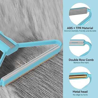 Pet Hair Remover, Dog Cat Carpet Rake, Lint Remover Shaver for Sofas 3-Pack