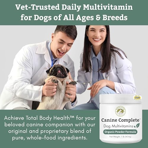 Organic Dog Vitamins, 1 Lb, 45 Scoops