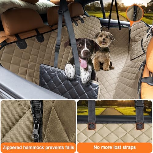 URPOWER XL Dog Seat Cover for Full-Size Truck Back Seat, Waterproof Hammock