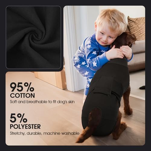 FUAMEY Dog Recovery Suit Male,Dogs Surgery Neuter Suits Puppy Spay Shirts